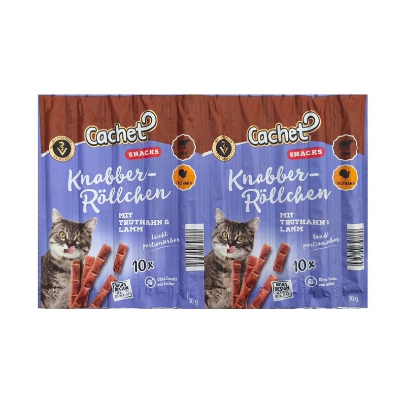 اسنک تشویقی گربه کچت مدل Turkey & Lamb بسته 5 عددی