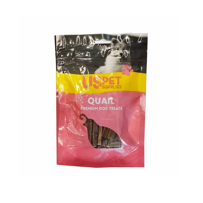 تشویقی سگ یو اس پت با طعم بلدرچین مدل ساندویچی USPet Quail Sandwich وزن 100 گرم