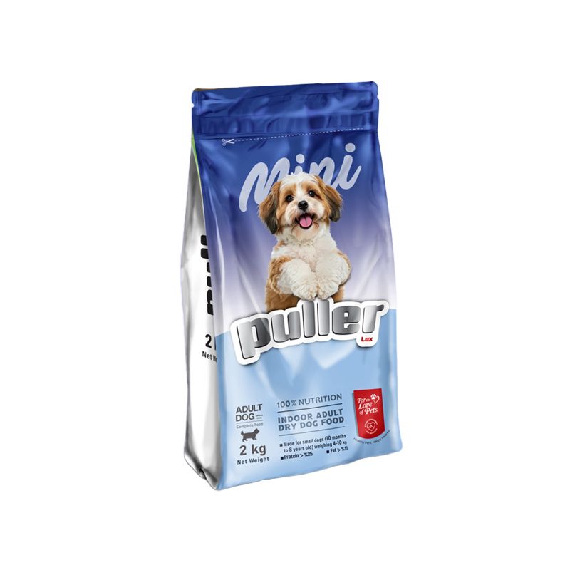 غذای خشک سگ بالغ نژاد کوچک پولر Puller Mini Adult Dog وزن 2 کیلوگرم
