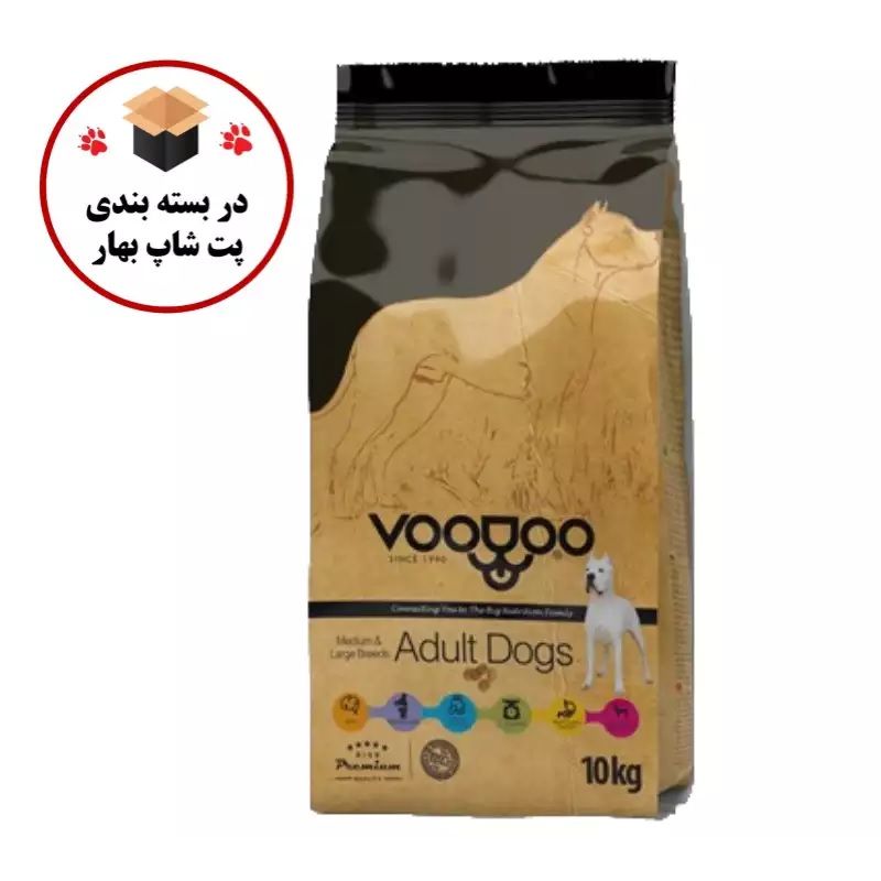 غذای خشک سگ وودو مدل Large Adult وزن 1 کیلوگرم