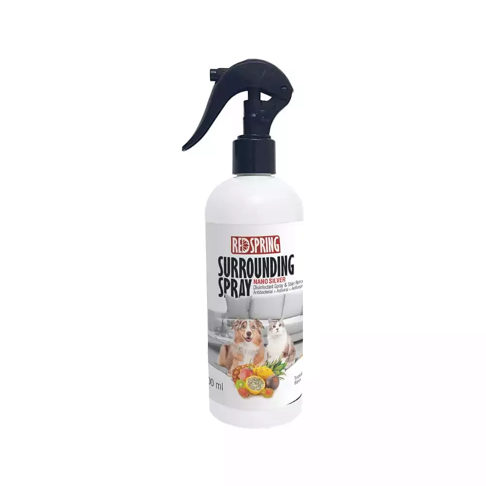 اسپری ضدعفونی کننده و لکه بر محیط رداسپرینگ مدل Surrounding Spray رایحه استوایی حجم 500 میلی لیتر