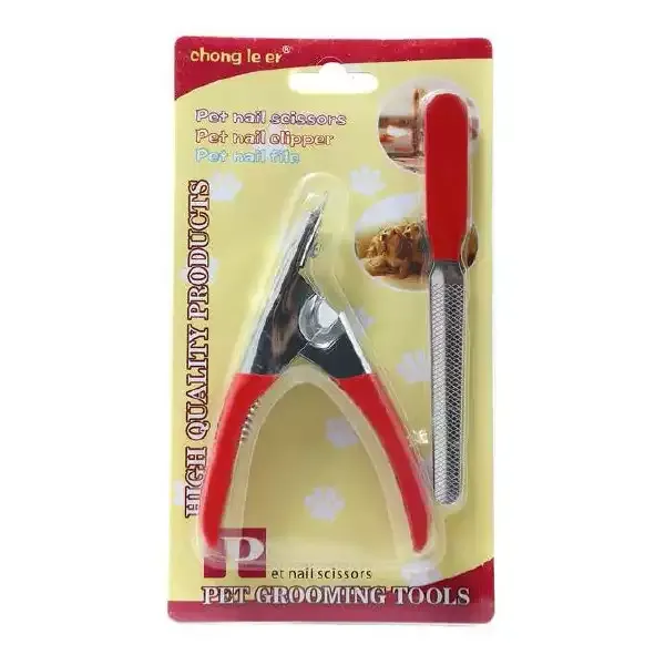 ناخن گیر گیوتینی سگ و گربه Pet Grooming Tools همراه سوهان