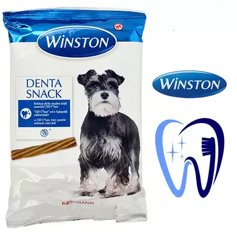 تشویقی سگ وینستون مدل دنتال Winston Dental Snack وزن 203 گرم