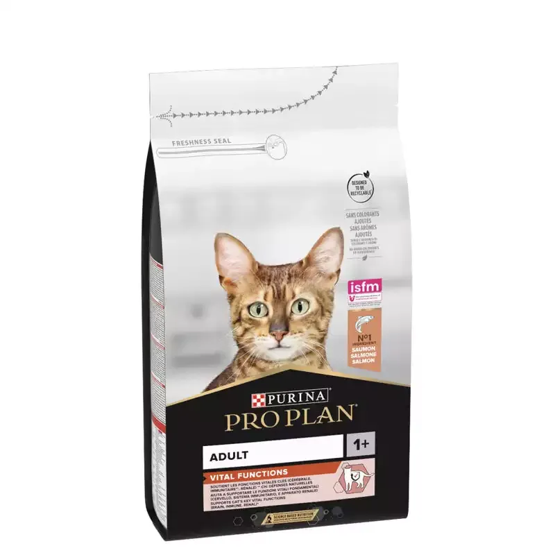 غذای خشک ویتال فانکشن گربه پروپلن با طعم سالمون Proplan Vital Functions وزن 1.5 کیلوگرم
