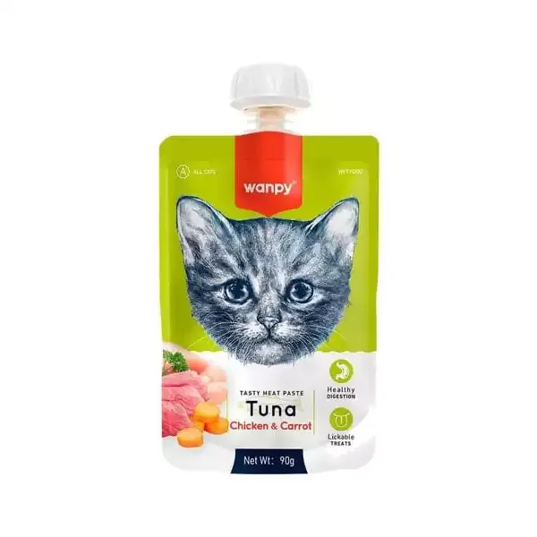 پودینگ گربه ونپی با طعم ماهی تن Wanpy Soup Tuna وزن 90 گرم