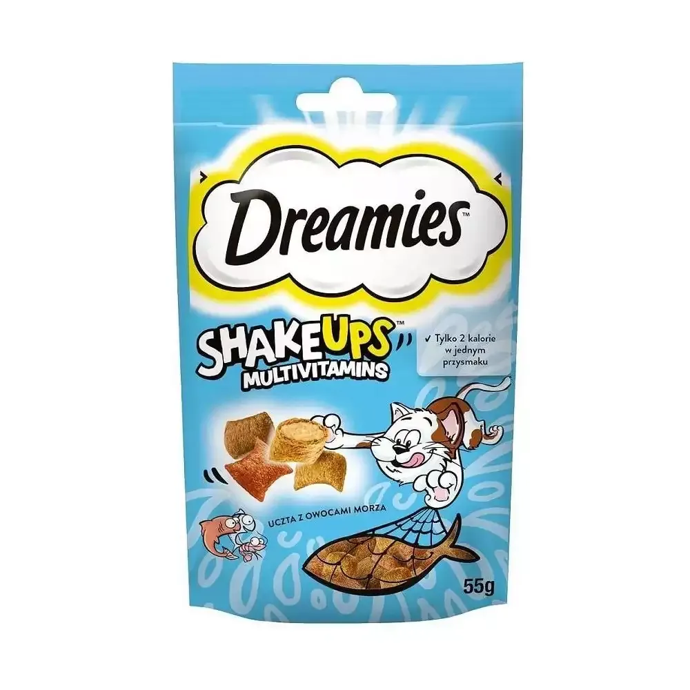 تشویقی گربه دریمیز مدل ShakeUps Seafood وزن 55 گرم