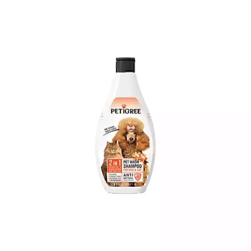 شامپو و حالت دهنده سگ و گربه پتیگری Petigree Shampoo & Conditioner حجم 270 میلی لیتر