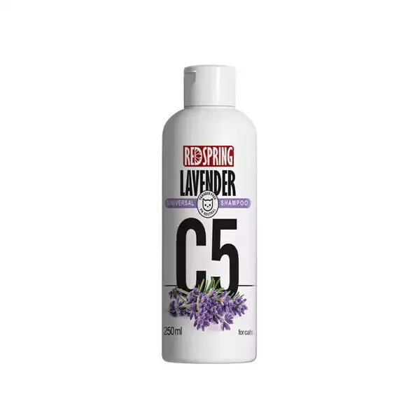شامپو گربه رداسپرینگ مدل C5 رایحه لوندر حجم 250 میلی لیتر