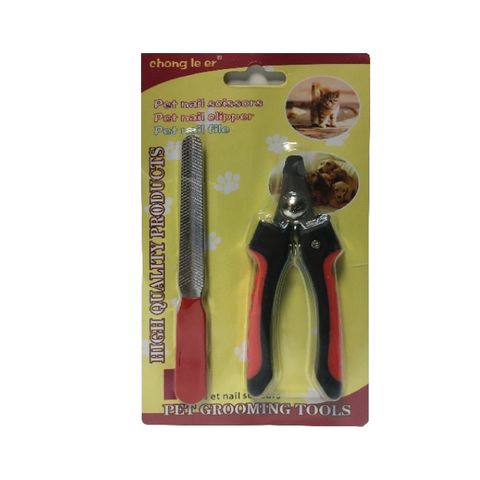 ناخن گیر انبری سگ و گربه Pet Grooming Tools همراه با سوهان سایز کوچک
