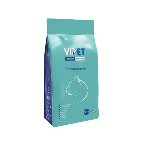غذای خشک گربه وی پت با طعم مرغ VIPET Premium وزن 10 کیلوگرم