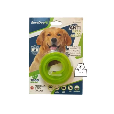 قلاده ضد کک و کنه سگ یورو داگ EuroDog Anti Flea&Tick Collar طول 60 سانتي متر