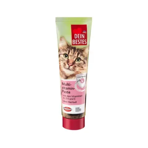 خمیر مالت و مولتی ویتامین گربه دین بستس Dein Bestes Paste وزن 100 گرم