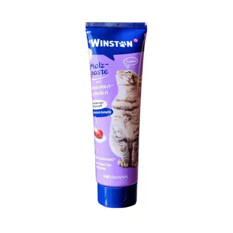 خمیر مالت گربه وینستون مدل Winston Malt Flea Seed Husks وزن 100 گرم